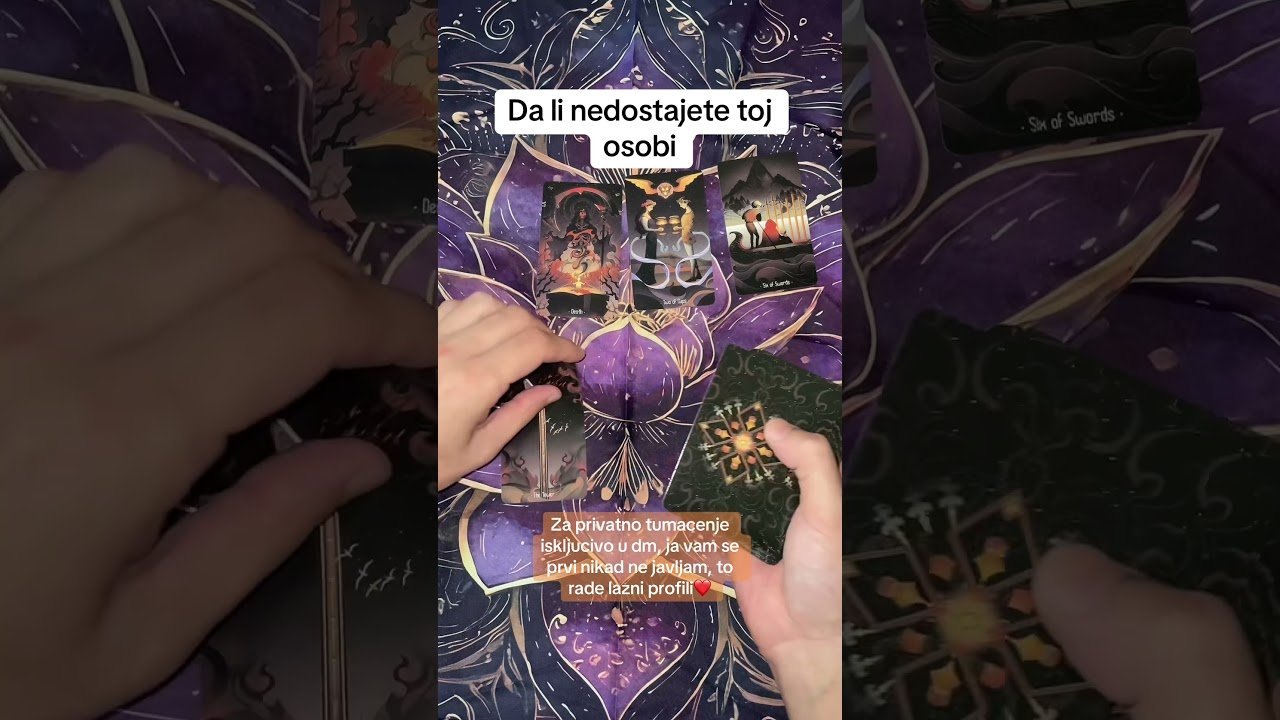No momento, você está visualizando Da li nedostajete toj osobi? #tarot #tarotcaards #fortuneteller #wayoftarot #tarotreader