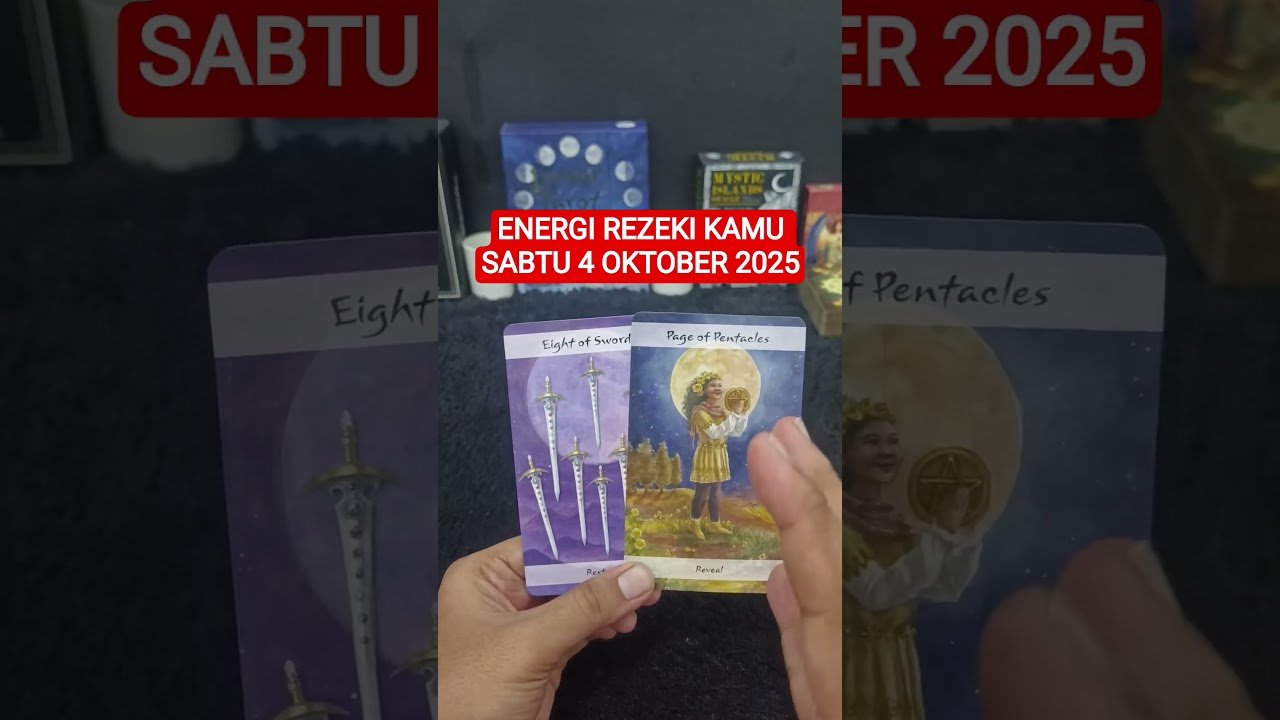 No momento, você está visualizando ENERGI REZEKI KAMU SABTU 4 OKTOBER 2025 #tarot #tarotreading