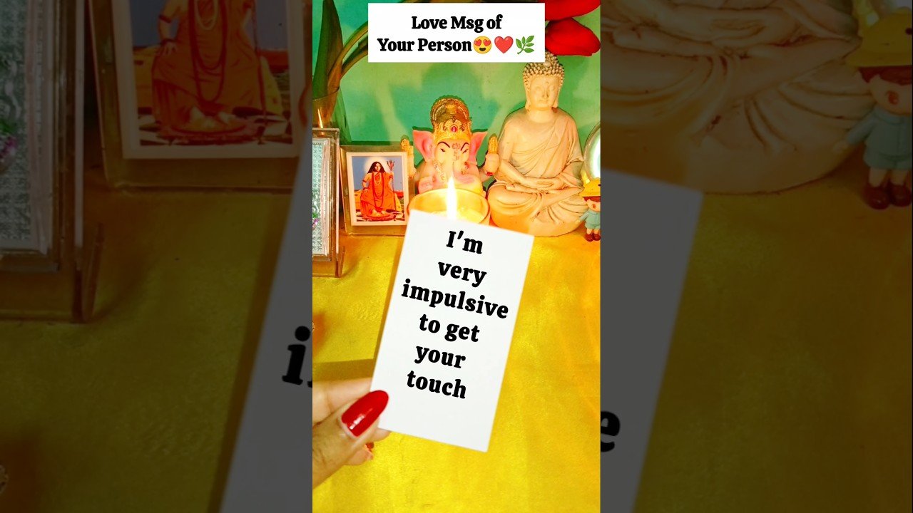 No momento, você está visualizando Love Msg of Ur Person♥️🌿💏 #tarot #tarotreading #love #soulmate #twinflame #dmtodf @Tarot.Speaks