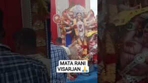 Leia mais sobre o artigo MATA RANI VISARJAN 🔱🙏😊 #tarot #tarotcaards#NAVRATRI2025#NAVRATRIVISARAJAN2025#jaimatadi#YTSHORTS