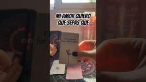 Leia mais sobre o artigo MI AMOR QUIERO QUE SEPAS QUE…#tarot #twinflame