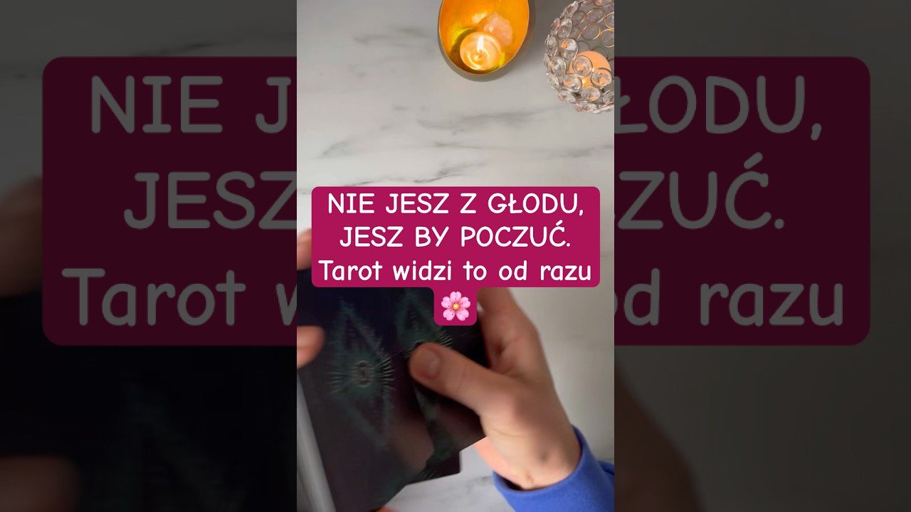 No momento, você está visualizando NIE JESZ Z GŁODU, JESZ BY POCZUĆ. Tarot widzi to od razu 🌸