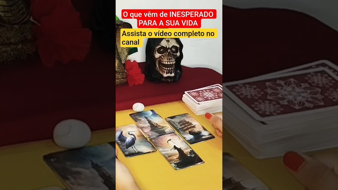 No momento, você está visualizando O que vêm de INESPERADO PARA sua vida 🪭✨🍀 #tarot #espiritualidade #povocigano #exu #pombagira #taro