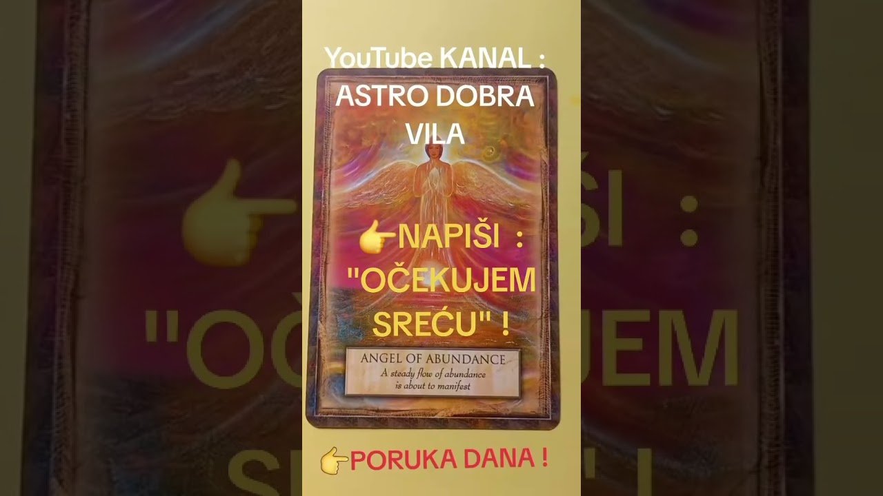 No momento, você está visualizando POZITIVNA PORUKA DANA ZA TEBE ❤️ ENERGIJA SREĆE I DOBITKA ASTRO TAROT HOROSKOP BLIC LJUBAV