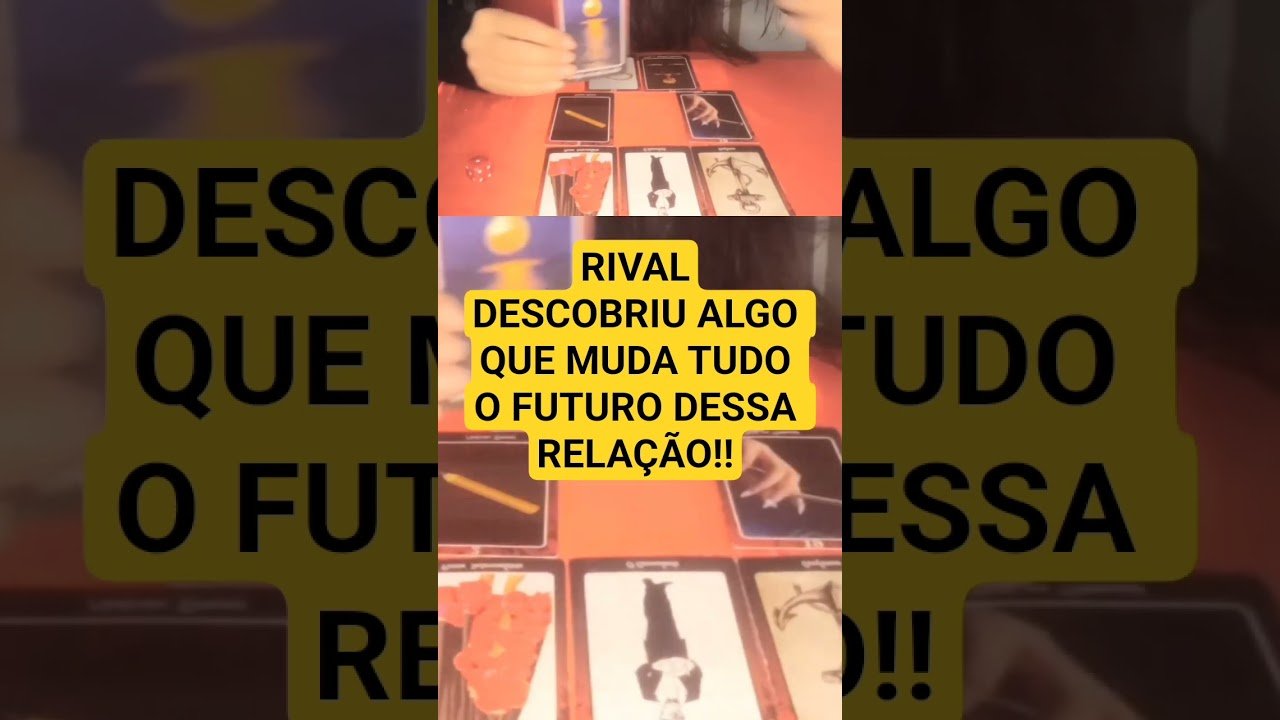 No momento, você está visualizando RIVAL, DIZ ADEUS  FELIZES PARA SEMPRE.#tarot #baralhocigano #taro