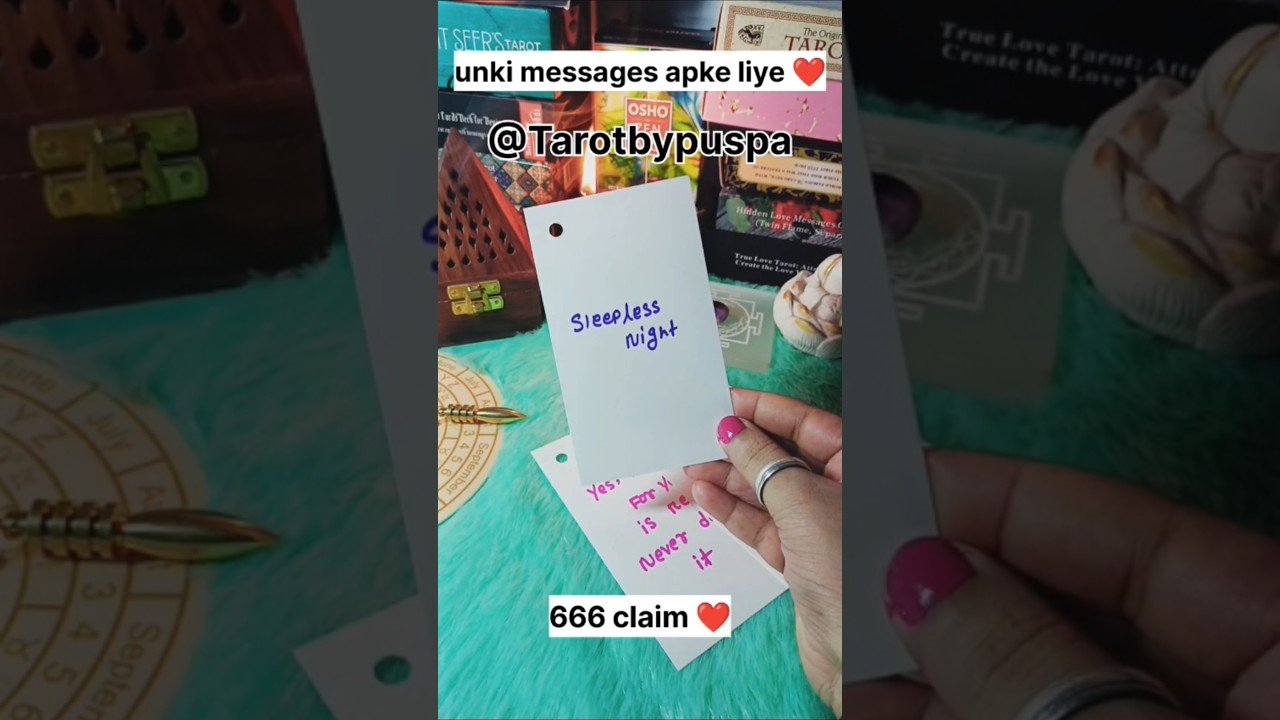 No momento, você está visualizando unki messages apke liye ♥️#channeledmessages #lovemessages #youtubeshorts #tarot