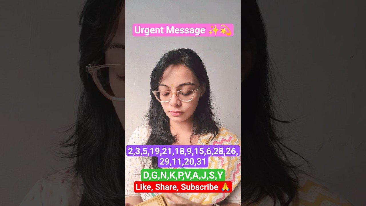 No momento, você está visualizando Urgent Message #shortvideo #timelessreading #tarot #next48hoursaction #reels #viralvideo
