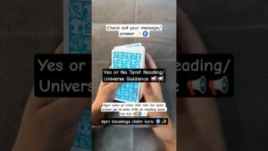 Leia mais sobre o artigo Yes or No Tarot Reading Universe Guidance #tarot #meditation #spirituality #soulmate #love #career
