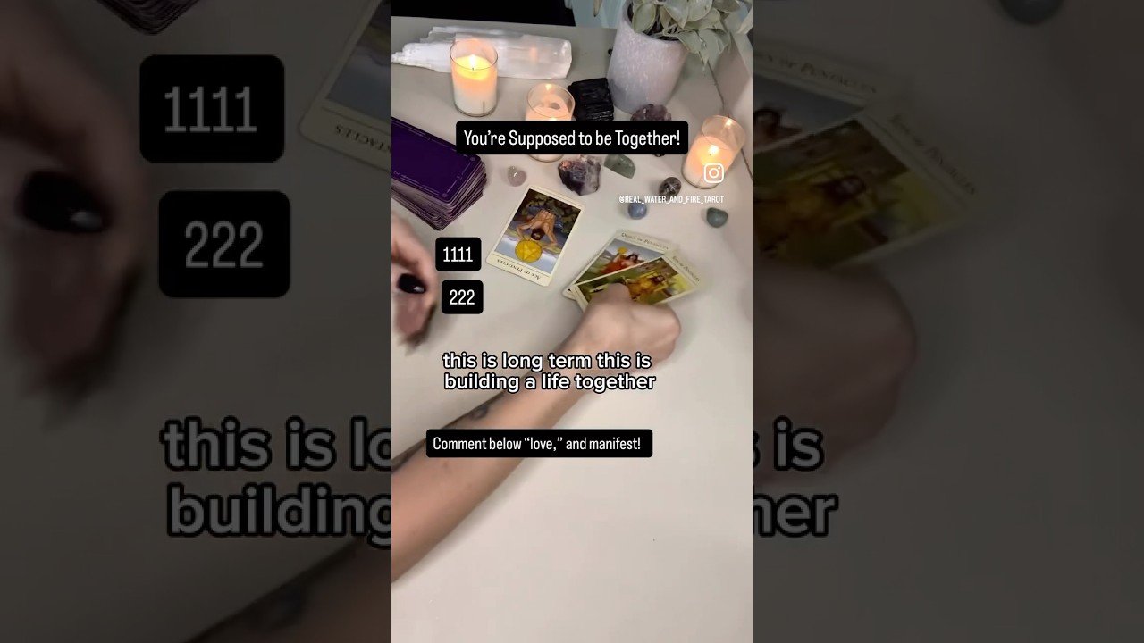 No momento, você está visualizando You’re supposed to be together!  #tarot #tarotreading #shorts ❤️