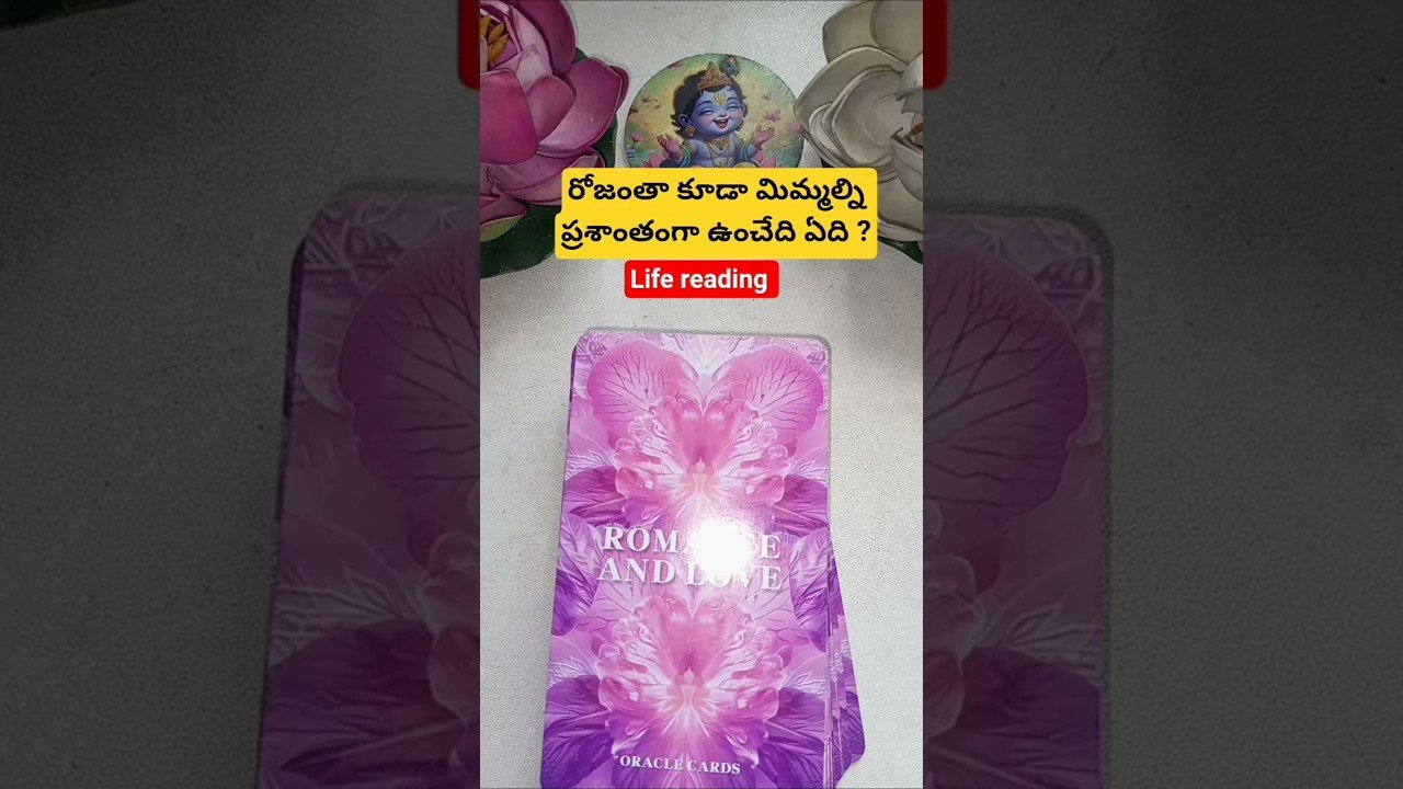 No momento, você está visualizando రోజంతా కూడా మిమ్మల్ని ప్రశాంతంగా ఉంచేది ఏది ? #dailytarot #tarot #tarotcaards