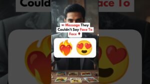 Leia mais sobre o artigo 💌 A Message They Couldn’t Say Face To Face 🌹 #tarot