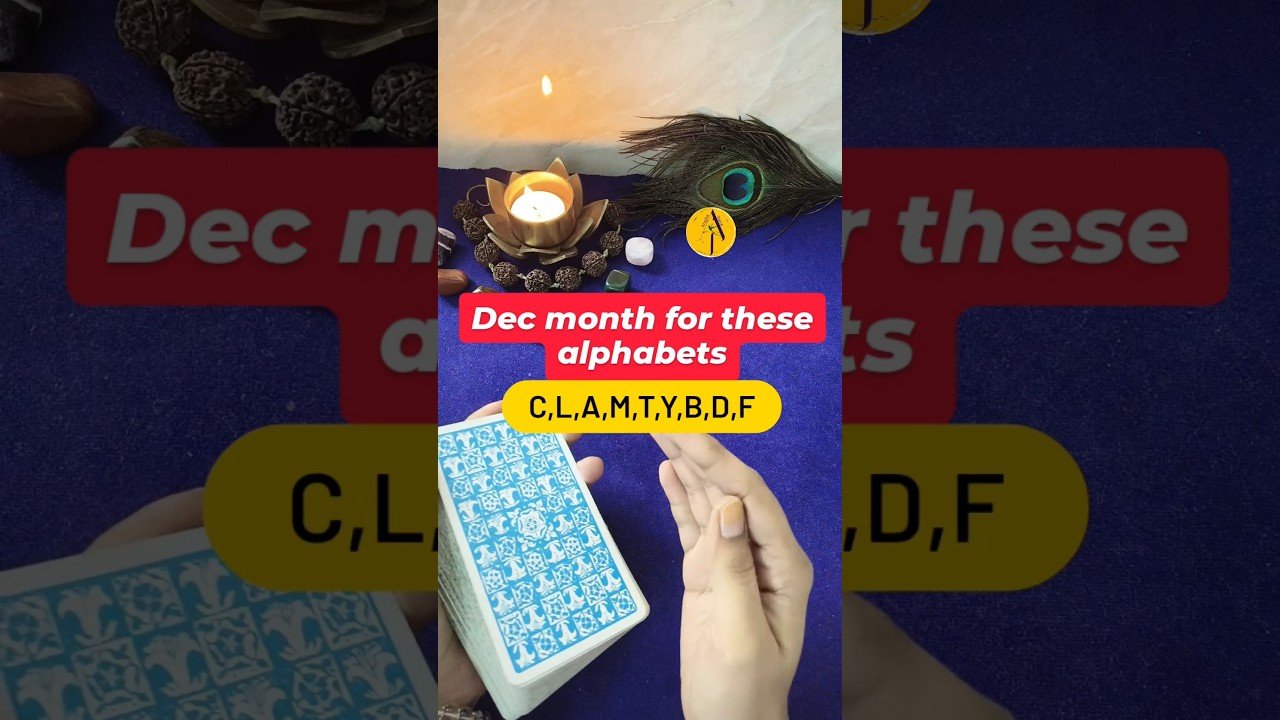 No momento, você está visualizando 🕉️💫 APNE NAAM KA FIRST ALPHABET COMMENT KARO🧿✨ #tarot #hinditarot #cardreading #december2025
