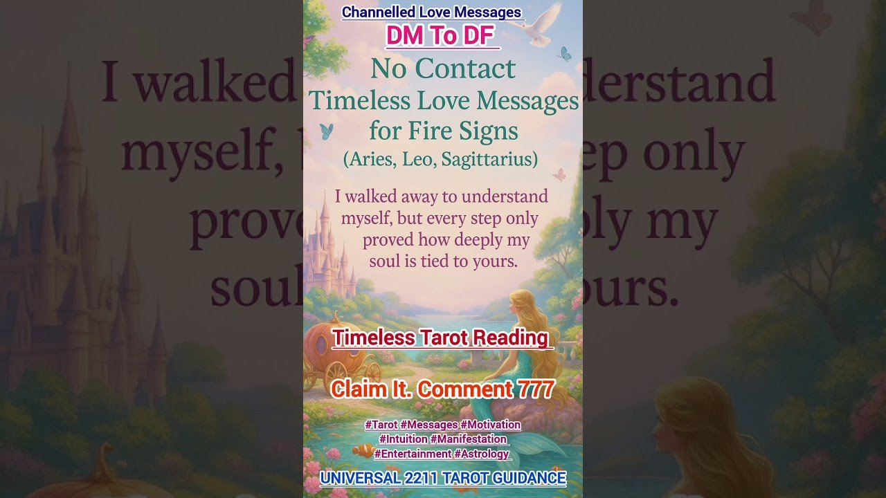 No momento, você está visualizando 💖 Channelled Love Messages #firesigns#zodiac#tarot#dmtodf#twinflames#soulmate#astrology#shorts