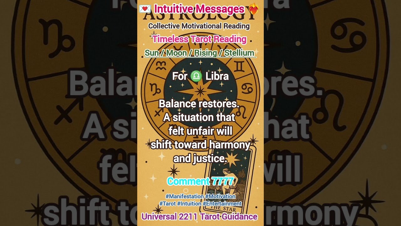 No momento, você está visualizando 💌 Channelled Messages For Libra #tarot#shorts#zodiac#motivation Your Career, Marriage, Love Reading