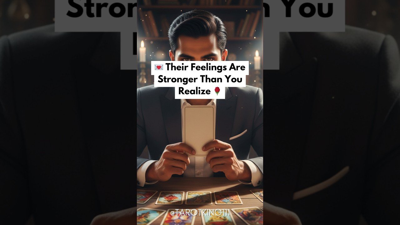 No momento, você está visualizando 💌 Their Feelings Are Stronger Than You Realize 🌹#tarot