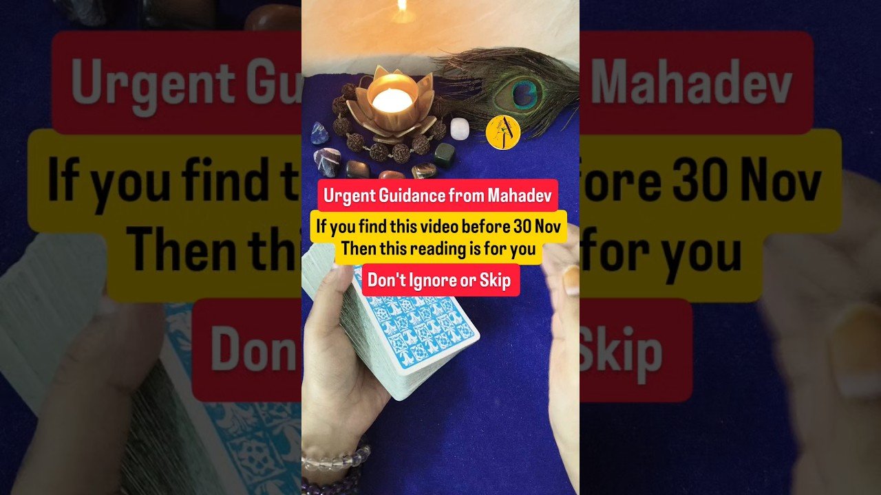 No momento, você está visualizando 🕉️💫 Urgent Guidance from Mahadev🧿✨ #hinditarot #tarotcaards #tarot #hinditarotreading #youtubetarot