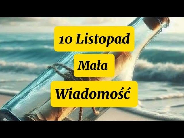No momento, você está visualizando 10 Listopad 💥 Mała WIADOMOŚĆ 💥 Tarot