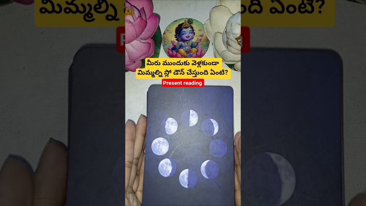 No momento, você está visualizando మీరు ముందుకు వెళ్లకుండా మిమ్మల్ని స్లో డౌన్ చేస్తుంది ఏంటి? #dailytarot #tarot #tarotcaards #astro