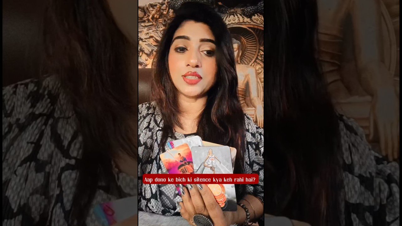 No momento, você está visualizando Aap dono ke bich ki khamoshi kya keh rahi hai. #tarot #shorts