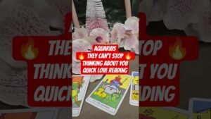 Leia mais sobre o artigo Aquarius ♒️ They can’t stop thinking about you  #tarot #whatscomingupinlovelife #aquarius