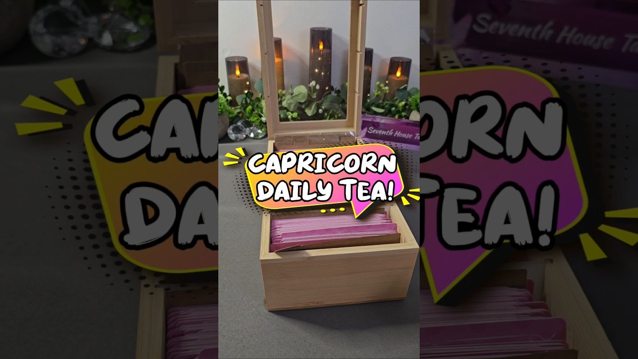 No momento, você está visualizando Capricorn Daily Tarot Tea! #shorts #tarot #tarotreading