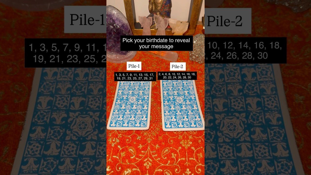 No momento, você está visualizando Choose your birthdate to receive your msg ! #tarot #tarotcaards #readtarot #whatscomingupinlovelife
