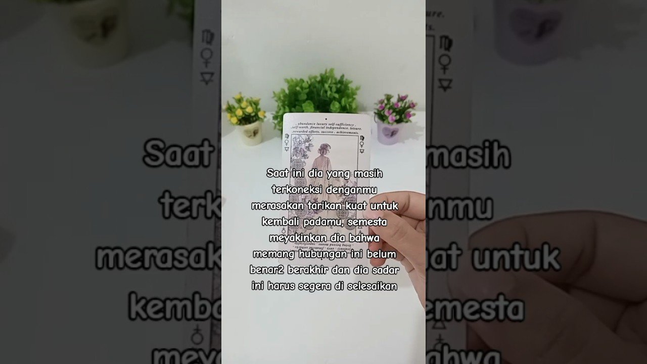 No momento, você está visualizando Dia semakin takut kehilanganmu 🥺 #tarot #tarotreading #soulmate #shortvideo #shorts