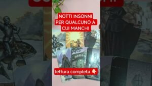Leia mais sobre o artigo LE ULTIME SERE SONO STATE INTENSE PER QUESTA PERSONA…🔮 #tarocchi #tarot #tarocchiinterattivi