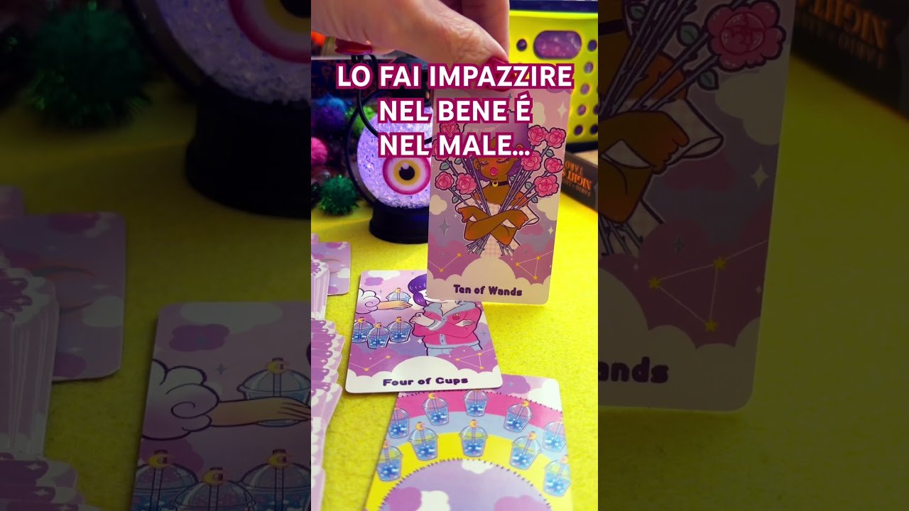 No momento, você está visualizando LO FAI IMPAZZIRE NEL BENE E NEL MALE … #tarot #tarocchi #tiktok