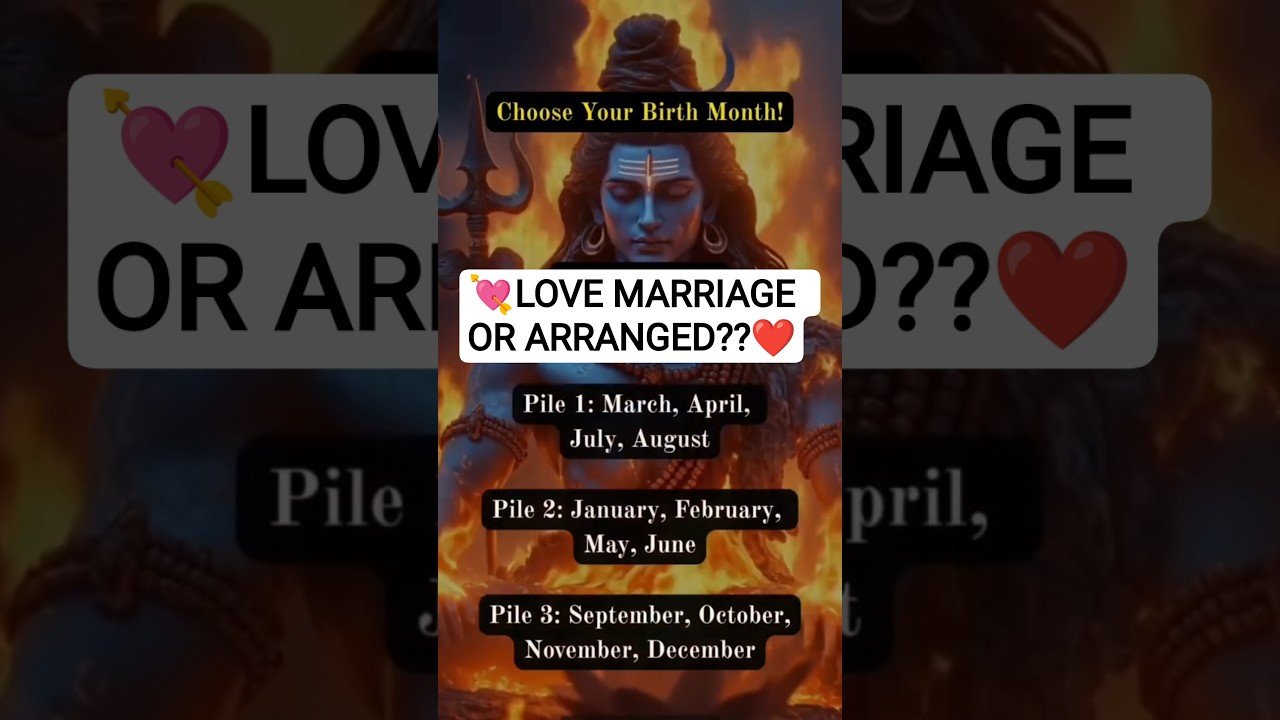 No momento, você está visualizando LOVE MARRIAGE 💘OR ARRANGED 😊??? #tarot #love #futurespousetarot #ytshorts #fortunetelling #viral