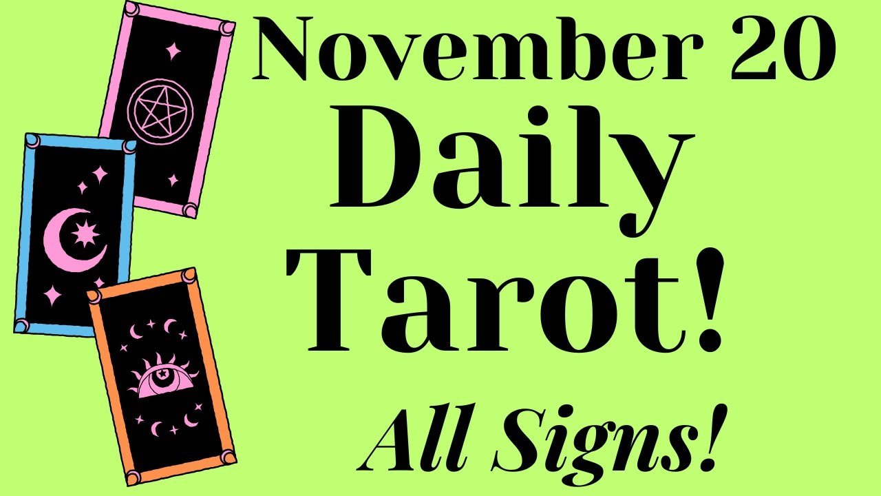 No momento, você está visualizando November 20th Tarot🦋👌🏽🎉 It Will All Work Out! All Signs…..