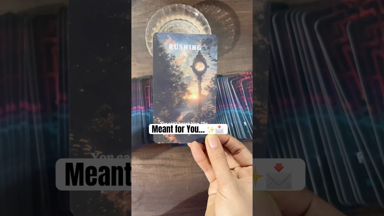 No momento, você está visualizando The Universe Has a Message for You… Watch Till the End 🔮✨#shorts #oracle #tarot