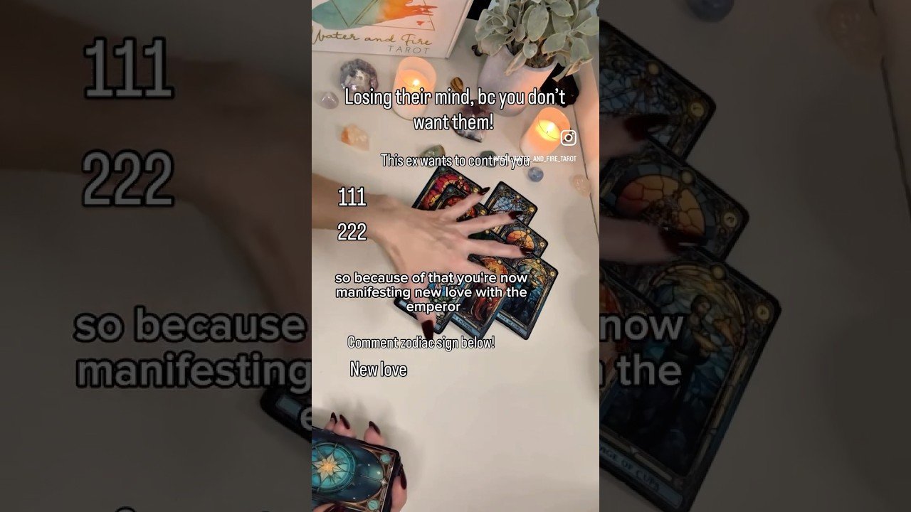 No momento, você está visualizando They’re angry, because they can no longer control you!  #tarot #tarotreading #shorts❤️￼