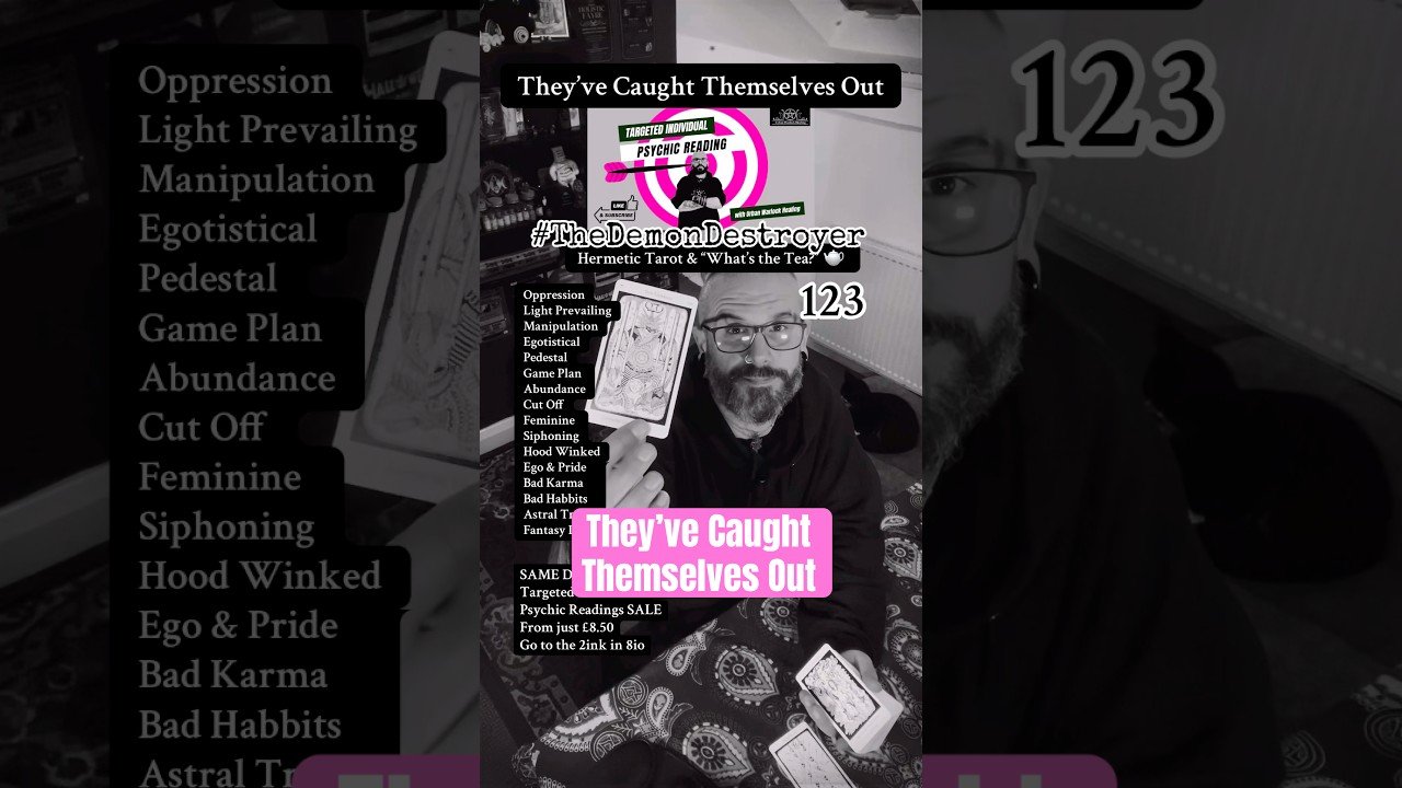 No momento, você está visualizando They’ve caught themselves out 😱#targetedindividual #tarot #timelessreading #spiritualwarfare #123