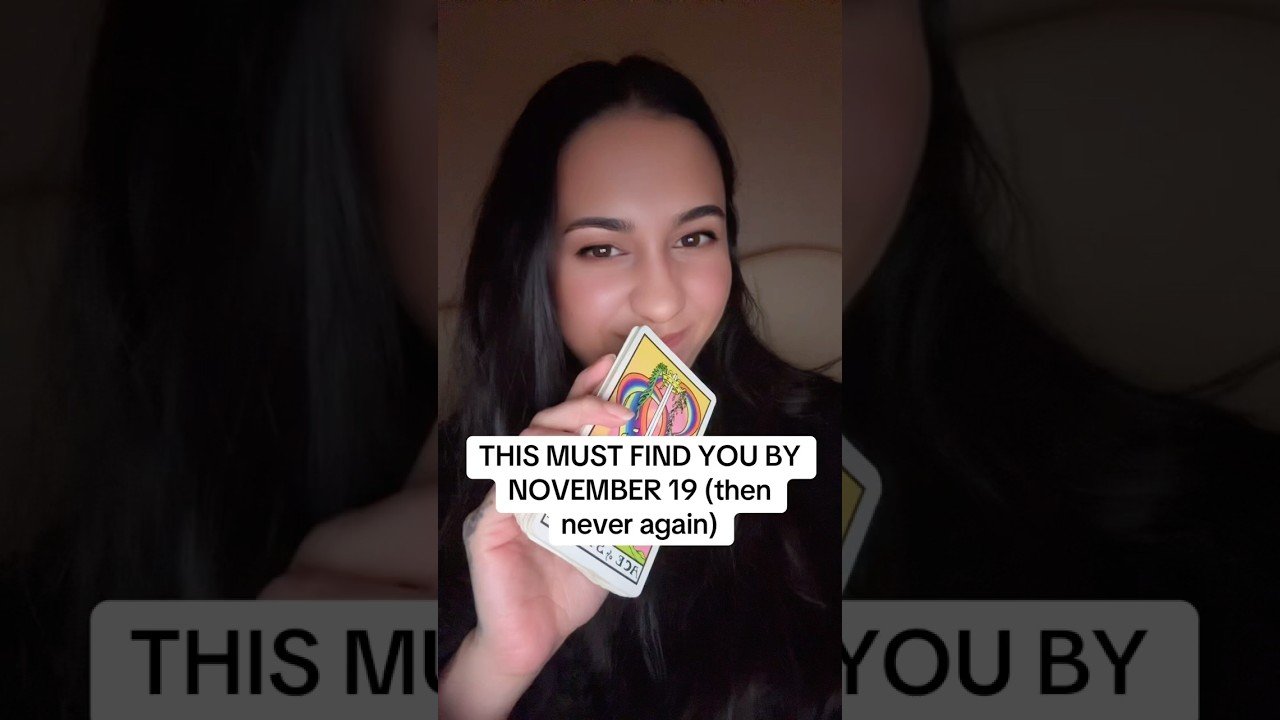 No momento, você está visualizando This MUST find you by November 19 (then never again)