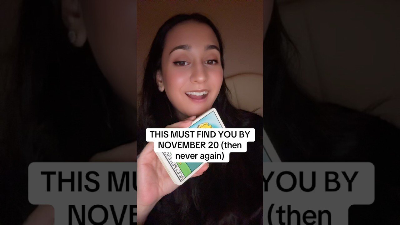 No momento, você está visualizando This MUST find you by NOVEMBER 20 (then never again)