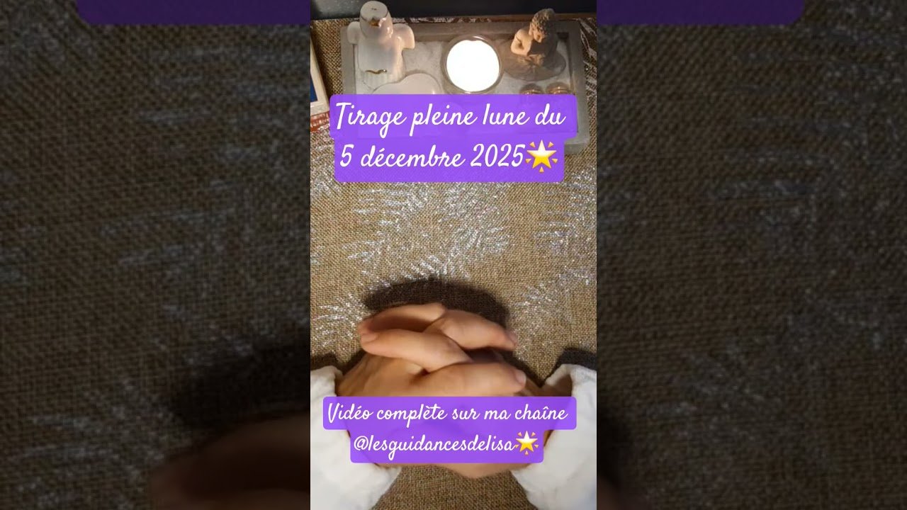 No momento, você está visualizando tirage pleine lune du 5 décembre 2025🌟#tarot#predictions#guidance #signesastrologiques#tarotreading
