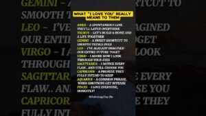 Leia mais sobre o artigo What “I Love You” Really Means to Each Zodiac Signs#zodiac #zodiacsigns #astrology #horoscope #tarot