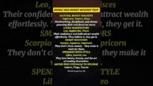 Leia mais sobre o artigo Zodiac Signs Money Mindset Test #zodiac #zodiacsigns #astrology #astrologysigns #horoscope #tarot
