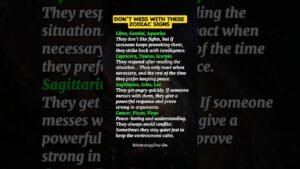 Leia mais sobre o artigo Zodiac Signs You Should Never Mess With | Powerful vs Peaceful #zodiac #astrology #horoscope #tarot