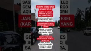 Leia mais sobre o artigo ZODIAK yang kalau putus #tarot