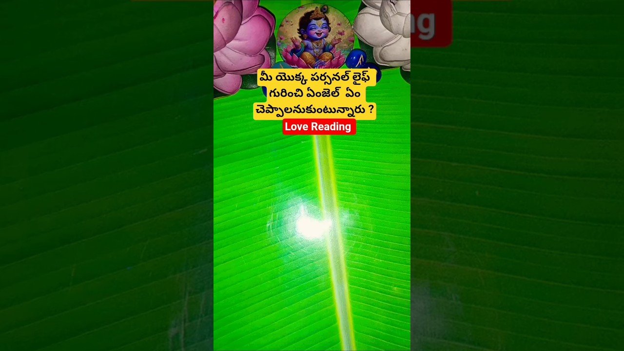 No momento, você está visualizando మీ యొక్క పర్సనల్ లైఫ్ గురించి ఏంజెల్  ఏం చెప్పాలనుకుంటున్నారు ? #tarot #tarotcaards #lovereading