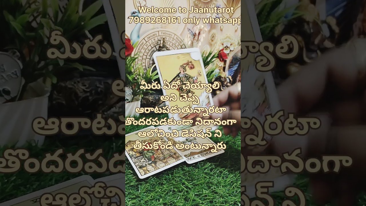 No momento, você está visualizando మీ చుట్టూ ఉన్న వ్యక్తులు మీ నుంచి ఏం కోరుకుంటున్నారు#tarot #fortunetelling