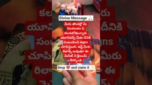 Leia mais sobre o artigo ✨ మీరు తొందర్లో మీ ని soulmate కలవబోతున్నారు! #tarotreadingintelugu #tarot