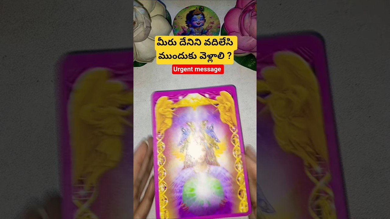 No momento, você está visualizando మీరు దేనిని వదిలేసి ముందుకు వెళ్లాలి ? #tarot #tarotcaards #tarotreading
