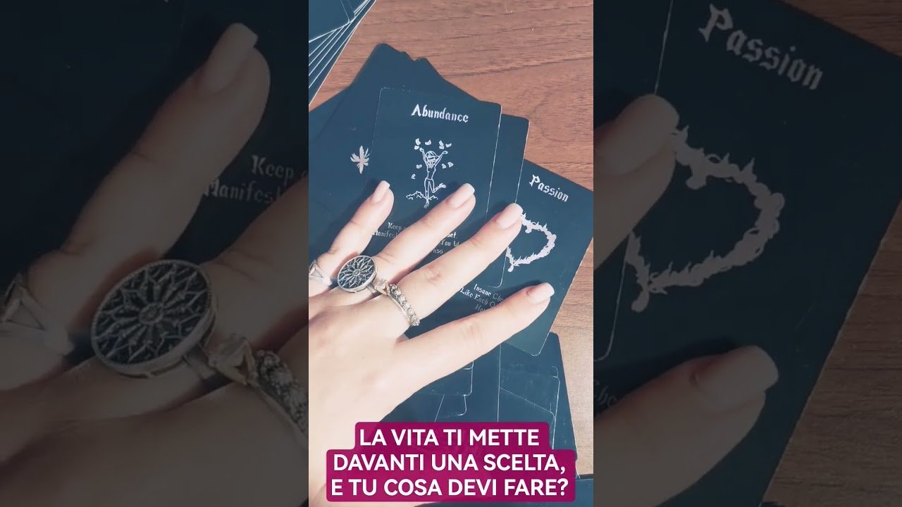 No momento, você está visualizando ✨ LA VITA TI METTE DAVANTI UNA SCELTA… COSA DEVI FARE?#tarocchi #amore #tarot #energia #love #cuore