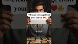 Leia mais sobre o artigo 💌 Unsaid message from your person ❤️‍🔥 #tarot #shorts