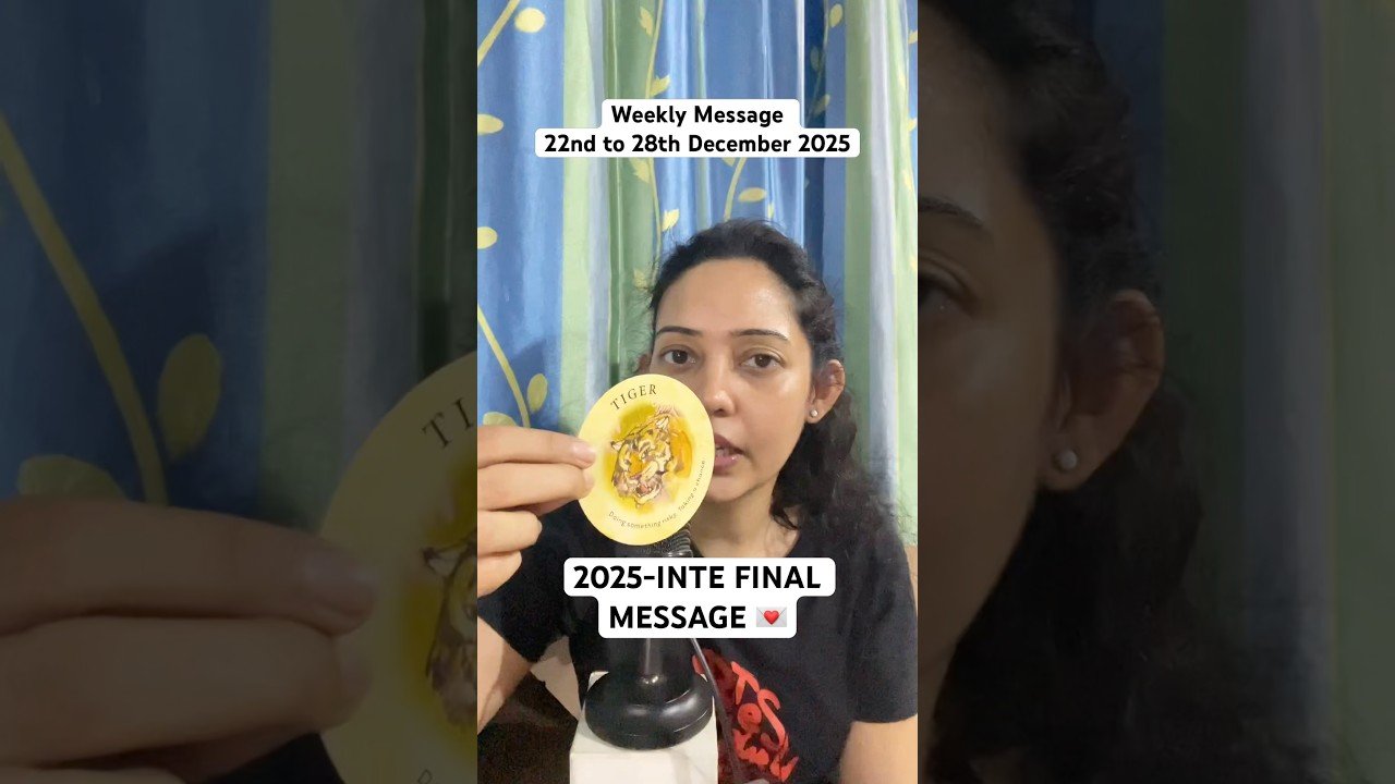 No momento, você está visualizando 2025-inte Final Oracle Message 🔮 | Weekly Guidance (22–28 December) #malayalam #tarot #shorts