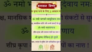 Leia mais sobre o artigo भगवान विष्णु की कृपा प्राप्त करने के मंत्र। #tarot #viral #ytstudioes #tarot #photo #♥️😊👍🏻🕉️🙏🏻💥
