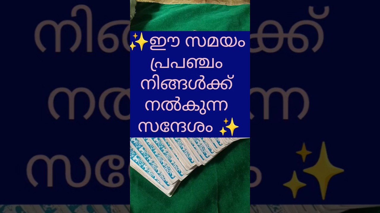No momento, você está visualizando ഇപ്പോൾ യൂണിവേഴ്‌സ് നിങ്ങളോട് പറയാൻ ആഗ്രഹിക്കുന്നത് 🔮✨#tarot #shorts #trending